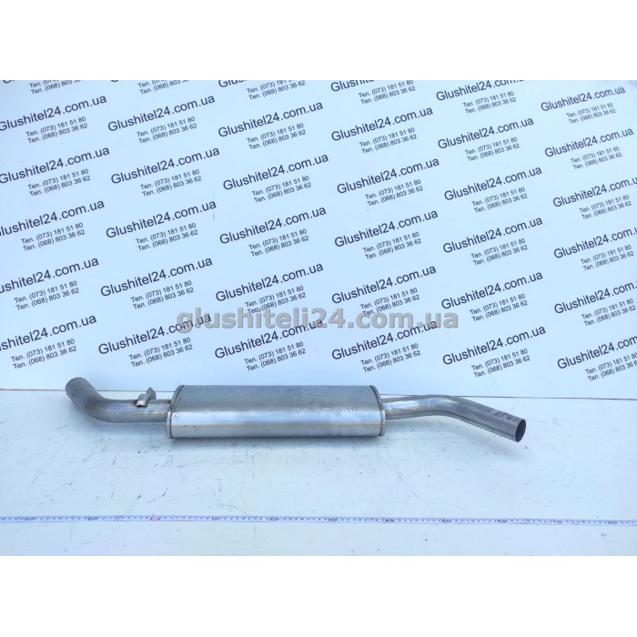 Резонатор Фольксваген Транспортер 4 (Volkswagen Transporter IV) 1.9D/2.4D/2.0/2.5 коротка база 1990-1995 (30.210) Polmostrow алюмінізований