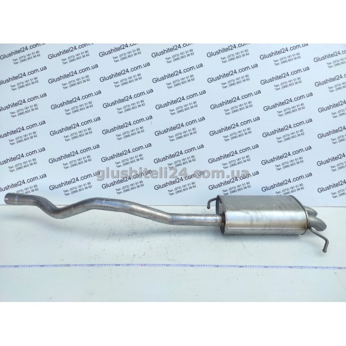 Глушник Фольксваген Транспортер 5 (Volkswagen Transporter V) 1.9 TDi турбо дизель 2003-2009 (30.217) Polmostrow алюмінізований