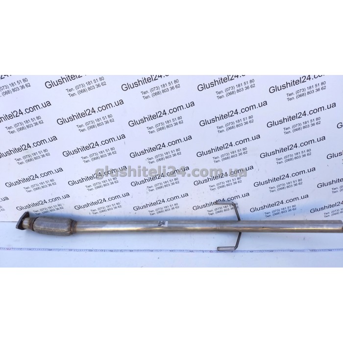 Приймальна труба з гофрой Фольксваген ЛТ 28,35,46 (Volkswagen LT) 2.8TDi 1997-2006 (30.223) Polmostrow алюмінізована