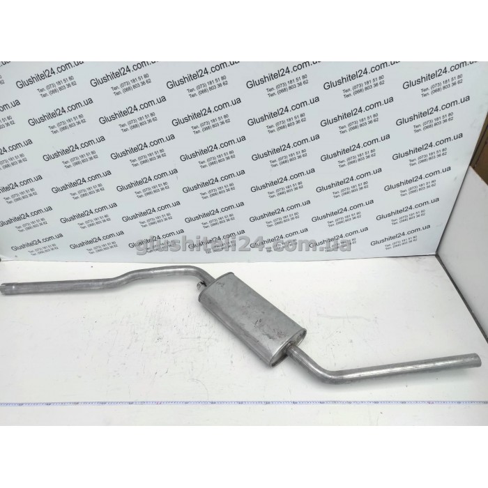 Резонатор Фольксваген Транспортер IV (Volkswagen Transporter IV) 1.9TD 92-95 (30.225) Polmostrow алюминизированный