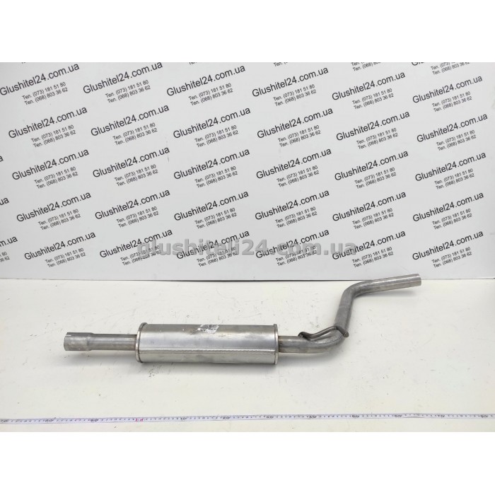 Резонатор Фольксваген Кадди 3 (Volkswagen Caddy III) 1.4i 16V Бензин 2004-2010 (30.23) Polmostrow алюминизированный