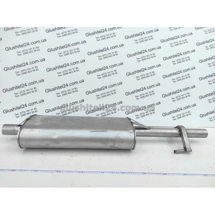 Глушник Мерседес Спринтер (Mercedes Sprinter) 2.9 TD/Фольксваген ЛТ (Volkswagen LT) 2.5/2.8 TDI (30.232) Polmostrow алюмінізований