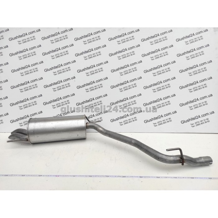 Глушник Фольксваген Транспортер 4 (Volkswagen Transporter 4) 1.9TD-2.4D 1996-2003 (30.237) Polmostrow алюмінізований