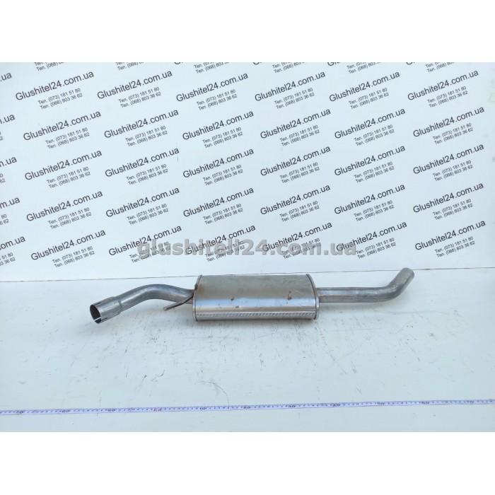 Резонатор Фольксваген Транспортер 4 (Volkswagen Transporter IV) 1.9TD/2.4TDi коротка база 1996-2003 (30.241) Polmostrow алюмінізований