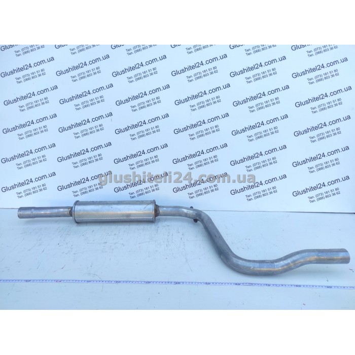 Резонатор Сеат Инка (Seat Inca)/Фольксваген Кадди 2 (Volkswagen Caddy 2) 1.9 турбо дизель 1995 - (30.242) Polmostrow алюминизированный