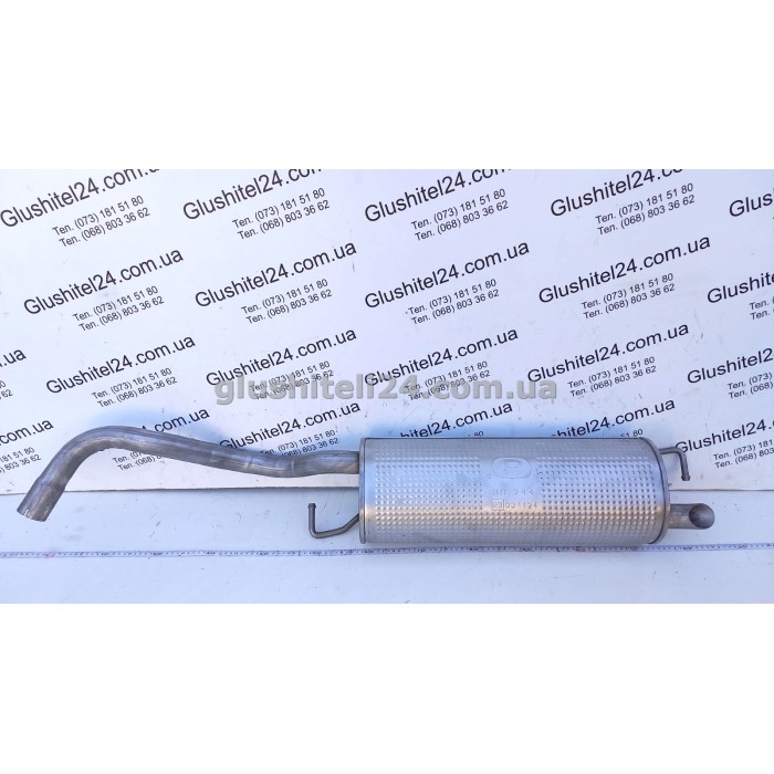 Глушник Фольксваген Гольф 4 (Volkswagen Golf IV) хэтчбек/Сеат Леон (Seat Leon) 1.4i 16V 1997-2004 (30.244) Polmostrow алюмінізований