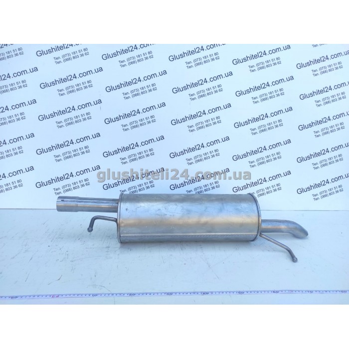 Глушник Фольксваген Пассат Б5 (Volkswagen Passat B5) 1.6 бензин 1996-2000 (30.246) Polmostrow алюмінізований