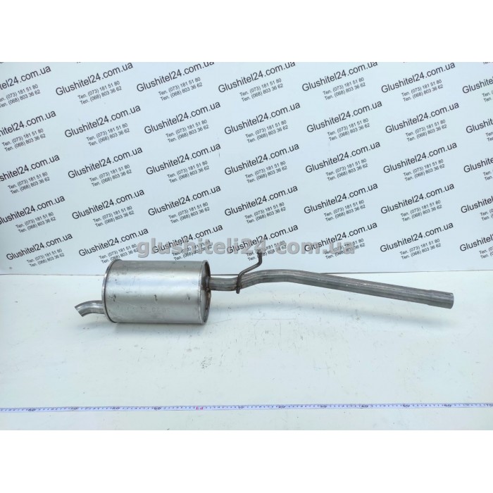 Глушник Фольксваген Кадді 3 (Volkswagen Caddy III) 1.4i 16V Бензин 2004-2010 (30.25) Polmostrow(Польща) алюмінізований