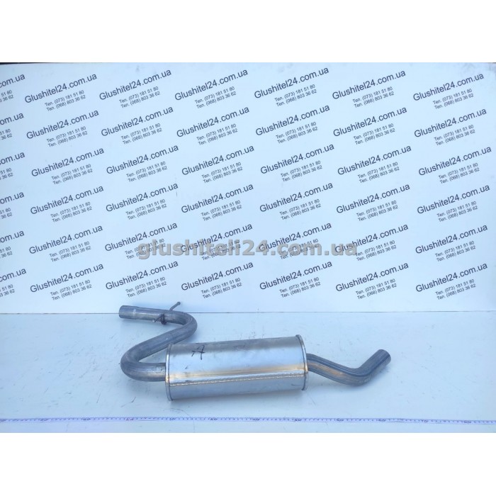 Резонатор (середня частина глушника) Фольксваген Гольф 5 (Volkswagen Golf V)/ Фольксваген Гольф 5 Плюс (Volkswagen Golf V Plus) 1.4 FSi 2003-2006 (30.257) Polmostrow алюмінізований