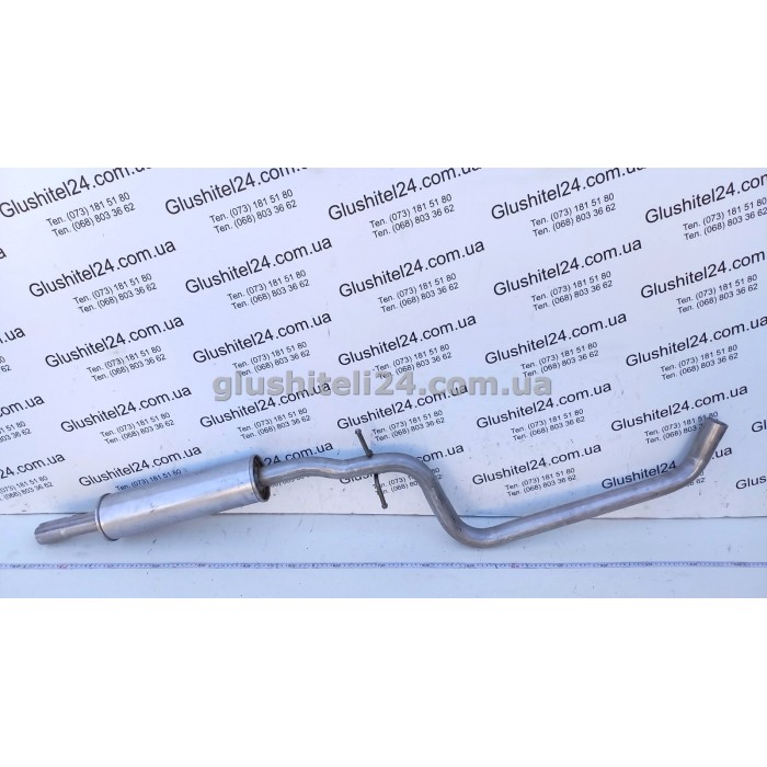 Резонатор Фольксваген Гольф 5 (Volkswagen Golf V)/ Фольксваген Гольф V Плюс (Volkswagen Golf V Plus) 1.4 16V/1.4 FSi 2003-2008 (30.258) Polmostrow алюминизированный