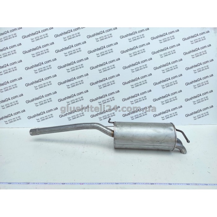 Глушник Фольксваген Кадді 3 (Volkswagen Caddy III) 2.0 SDi 2004-2010 (30.266) Polmostrow алюмінізований