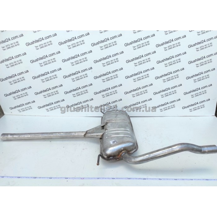 Резонатор Фольксваген Пассат Б5 (Volkswagen Passat B5) 1.8 турбо/2.0 1996-2005 (30.268) Polmostrow алюминизированный