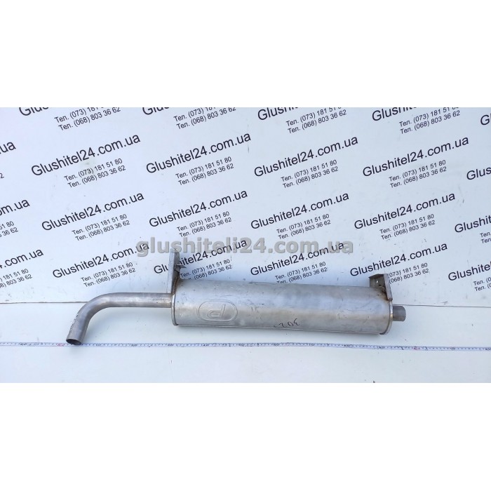 Глушник Фольксваген Транспортер 3 (Volkswagen Transporter 3) 1.6D 80-90 (30.27) Polmostrow алюмінізований