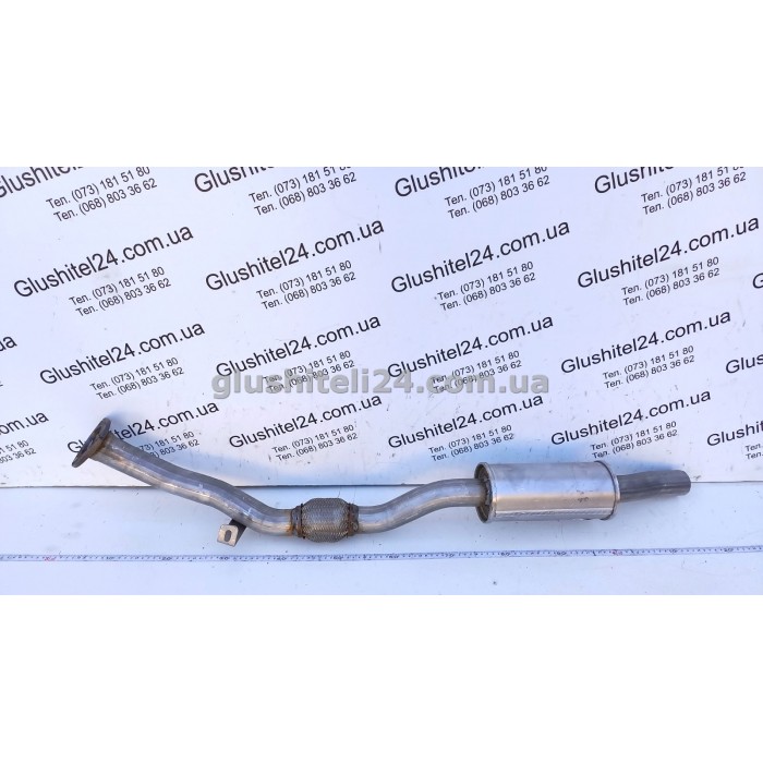 Труба приемная Ауди А4 Б5 (Audi A4 B5) 1.6 1994-2001/Фольксваген Пассат Б5 (Volkswagen Passat B5) 1.6 1996-2000 (30.270) Polmostrow алюминизированная