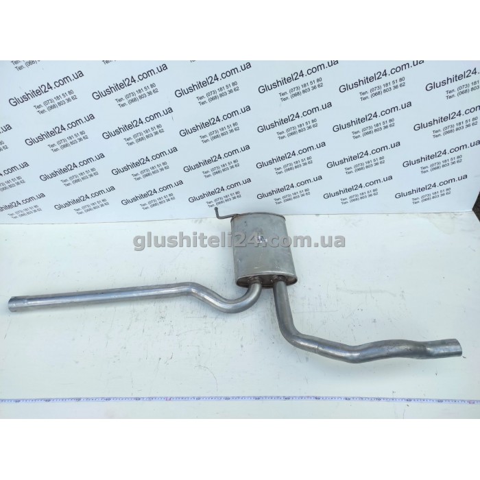 Резонатор Фольксваген Пассат Б5 (Volkswagen Passat B5) 1.6 бензин/1.9TDi 1996-2000 (30.271) Polmostrow алюмінізований