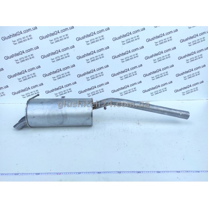 Глушник Фольксваген Кадді 3 (Volkswagen Caddy III) 1.9TDi Турбо Дизель 2004-2010 (30.277) Polmostrow алюмінізований