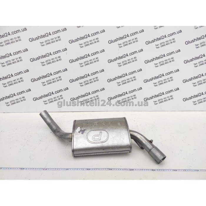 Резонатор Фольксваген Гольф 3 (Volkswagen Golf III)/ Фольксваген Венто (Volkswagen Vento) 1.8/1.9 турбо дизель (30.30) Polmostrow алюмінізований