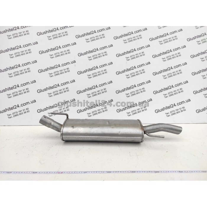 Глушитель конечный Фольксваген Гольф 3 (Volkswagen Golf III) 1.6i/1.8i/2.0/1.9D/1.9TD 1991-2001 (30.31) Polmostrow алюминизированный