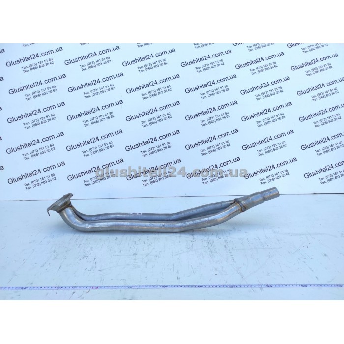 Труба приймальна Сеат Толедо (Seat Toledo)/Фольксваген Гольф 2 (Volkswagen Golf II)/Фольксваген Джетта (Volkswagen Jetta)/Фольксваген Пассат (Volkswagen Passat) 1.6 бензин 1983-1992 (30.330) Polmostrow алюмінізована