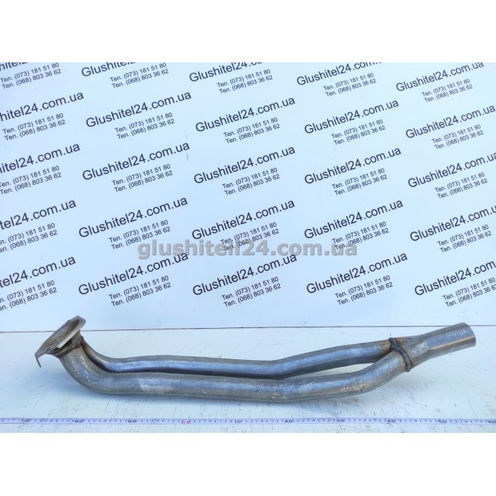 Приймальна труба (штани) Фольксваген Гольф 2 (Volkswagen Golf II)/Фольксваген Джетта II (Volkswagen Jetta II) 1.8 GTi 1984-1991 (30.333) Polmostrow алюмінізована