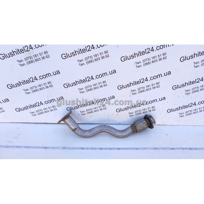 Приймальна труба з гофрою Фольксваген Гольф 3 (Volkswagen Golf III)/ Пассат (Passat)/ Венто (Vento) 1.8 1991-1995 (30.341) Polmostrow алюмінізована