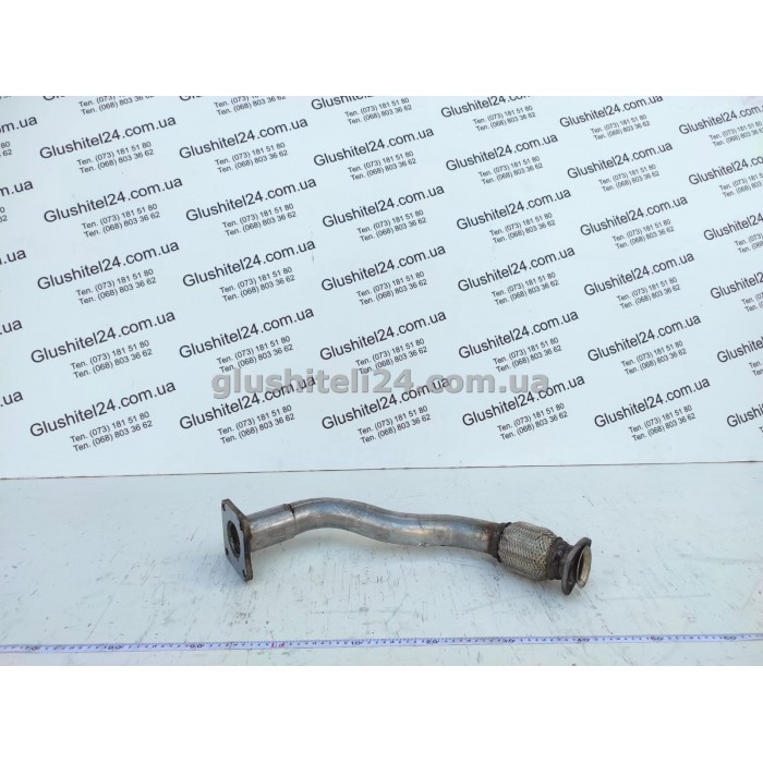 Приймальна труба Сеат Толедо (Seat Toledo)/Фольксваген Гольф (Volkswagen Golf)/Фольксваген Пассат (Volkswagen Passat)/Фольксваген Венто (Volkswagen Vento) 1.6/1.8 1991-1997 (30.342) Polmostrow алюмінізована