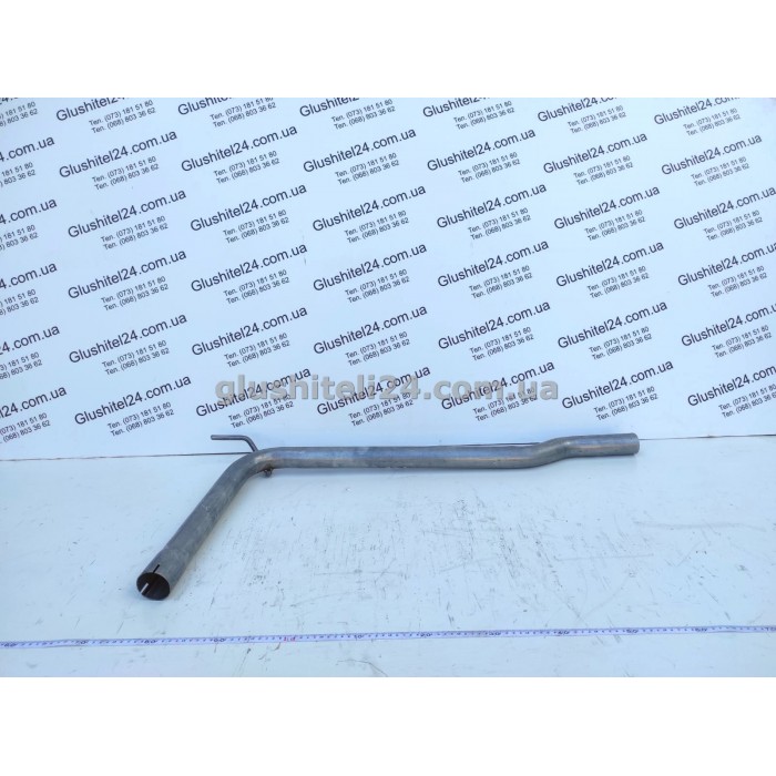 Труба середня Фольксваген Транспортер 4 (Volkswagen Transporter IV) 1.9D/2.4D/2.0/2.5 1990-1995 (30.416) Polmostrow алюмінізована