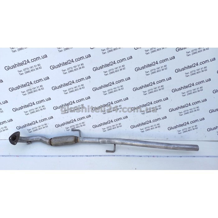 Труба приймальна Шкода Фабія (Skoda Fabia Mk1)/Фольксваген Поло (Volkswagen Polo)/Сеат Ібіца (Seat Ibiza) 1.2 2001-2007 (30.433) Polmostrow алюмінізована