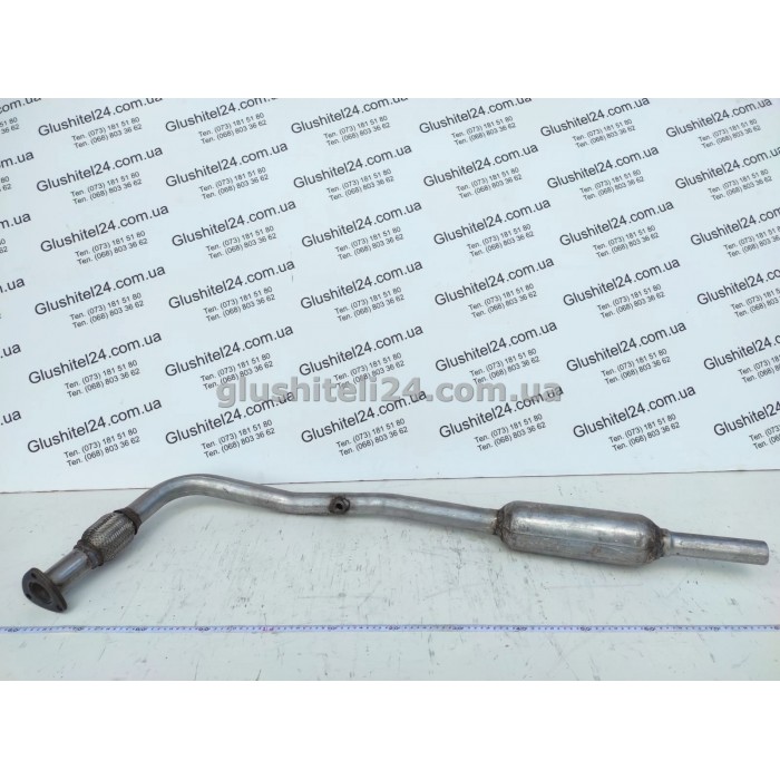 Заменитель катализатора Фольксваген Поло (Volkswagen Polo)/Фольксваген Лупо (Volkswagen Lupo)/Сеат Ароса (Seat Arosa) 1.0i/1.3i/1.4i 1994-2000 (30.435) Polmostrow алюминизированный