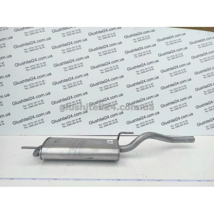 Глушник Фольксваген Кадді 2 (Volkswagen Caddy 2)1.4/1.6 бензин/1.9 дизель 1995-2004 (30.49) Polmostrow алюмінізований