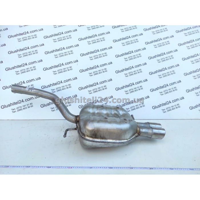 Глушник Фольксваген Пассат Б6 (Volkswagen Passat B6)/ Пассат СС (Passat CC) 1.8TSi/1.8FSi/2.0FSi/1.9TDi/2.0TDi 2005-2010 (30.54) Polmostrow алюмінізований