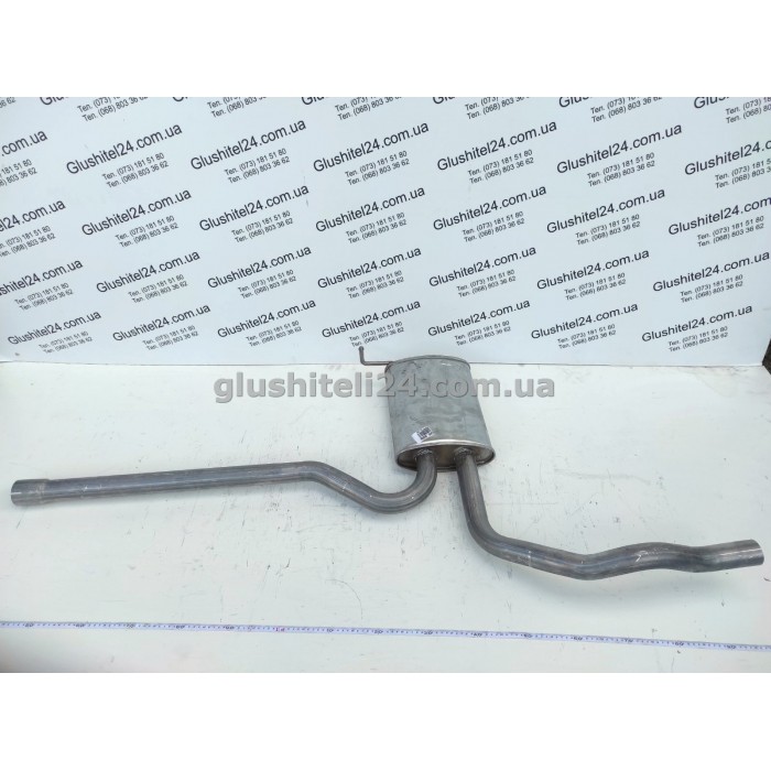 Резонатор Фольксваген Пассат Б5 (Volkswagen Passat B5) 1.8/1.9TDi 1996-2000 (30.600) Polmostrow алюмінізований