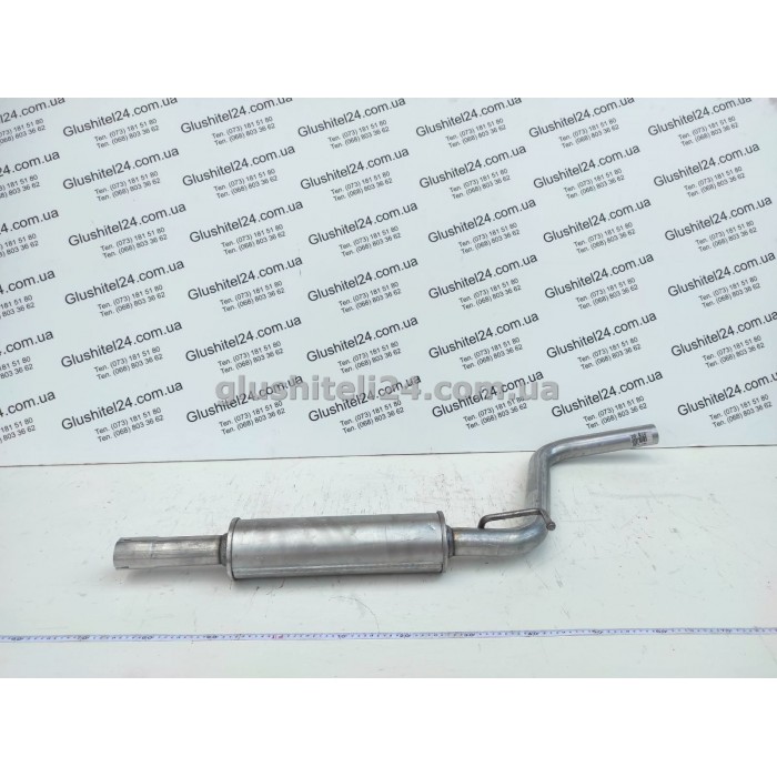 Резонатор Фольксваген Кадди 3 (Volkswagen Caddy III) 1.6 бензин 2004-2015 (30.610) Polmostrow алюмінізований