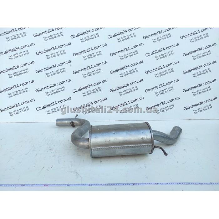 Резонатор (средняя часть глушителя)  Фольксваген Гольф 5 (Volkswagen Golf V) 2.0 TSI/2.0 GTI хэтчбек 2004-2009  (30.612) Polmostrow алюминизированный