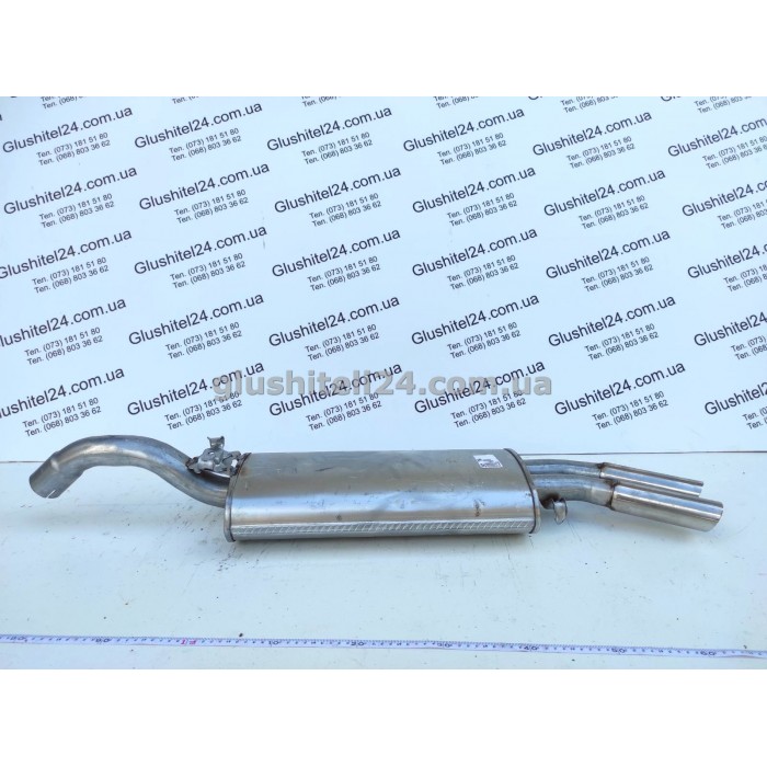 Глушник Фольксваген Гольф 2 (Volkswagen Golf II) 1.8 GTi 1984-1991 (30.76) Polmostrow алюмінізований