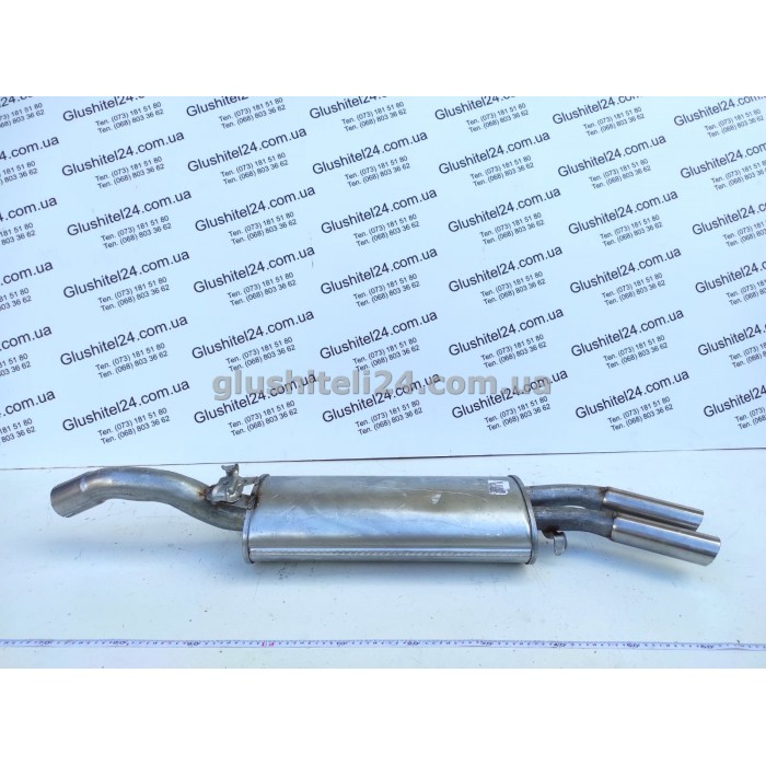 Глушник Фольксваген Гольф 2 (Volkswagen Golf II) 1.8GTi-16V 1986-1991 (30.79) Polmostrow алюмінізований