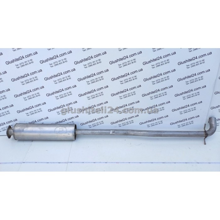 Резонатор ХС90 (Volvo XC90) 2.4D/2.5/2.9 2002-2014 (31.07) Polmostrow алюминизированный