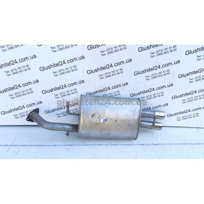 Глушник Вольво С40/В40 (Volvo S40/V40) 2.0 16V седан/універсал 1996-2000 (31.252) Polmostrow алюмінізований