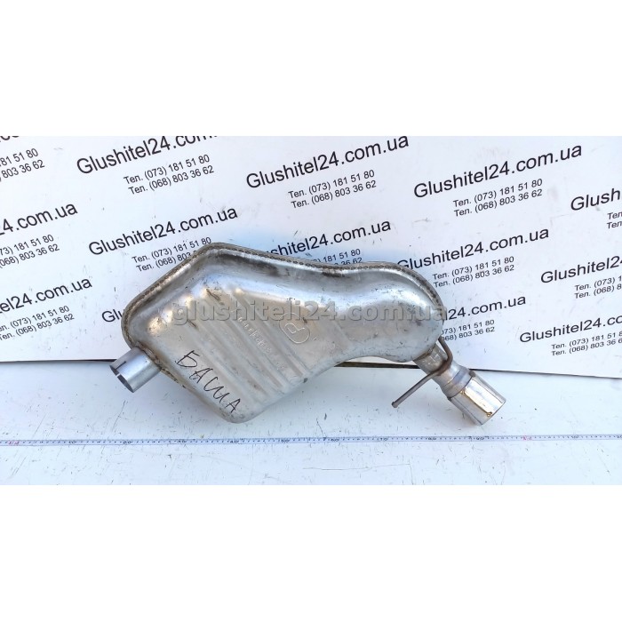 Глушитель Вольво В70 (Volvo V70) (31.260) 1.7 2.3 Turbo 01-04 Polmostrow алюминизированный