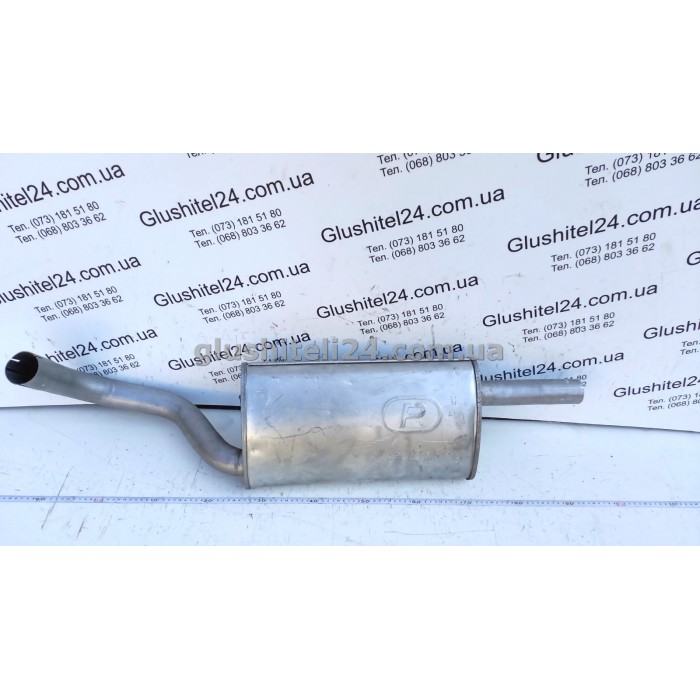 Глушник Вольво 440 (Volvo 440) 1.7 турбо/1.9 дизель 1988-1997 (31.58) Polmostrow алюмінізований