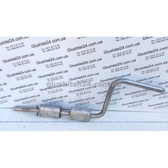 Резонатор Вольво 440/460/480 (Volvo 440/460/480) 2.0 1992-1997 (31.59) Polmostrow алюмінізований