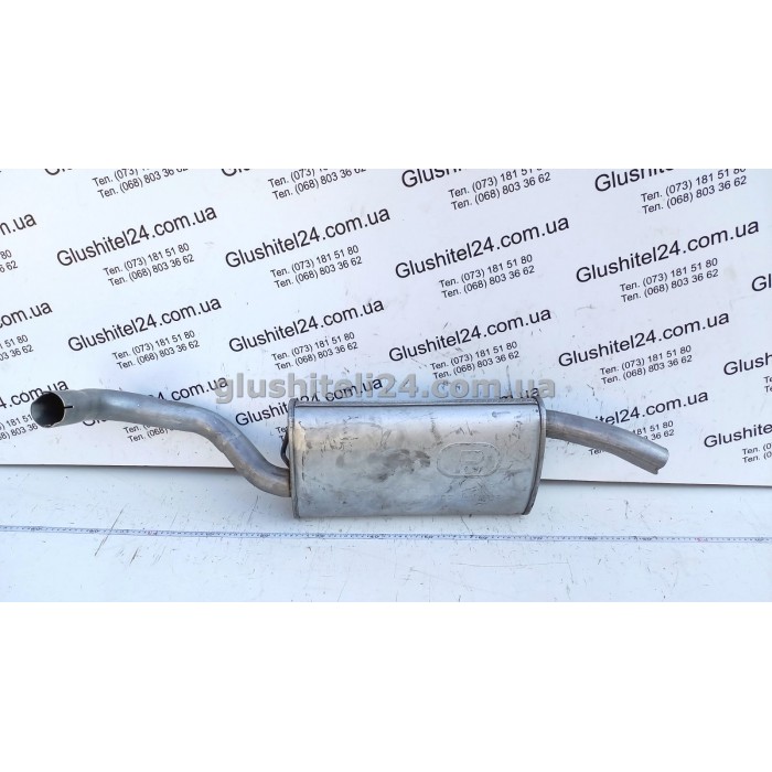 Глушник Вольво 440 (Volvo 440) (31.62) 1.9TD 93-97 HB KAT Polmostrow алюмінізований