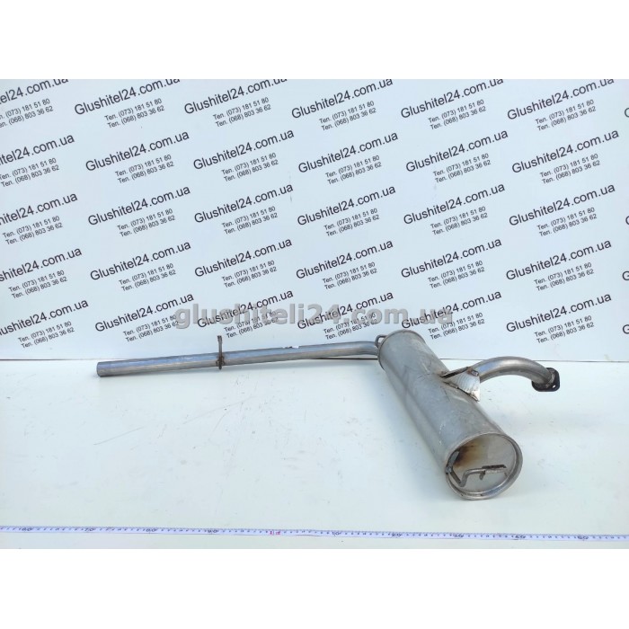 Глушник Таврія-1102 без сопілки (38.02) алюмінізований Marix алюмінізований