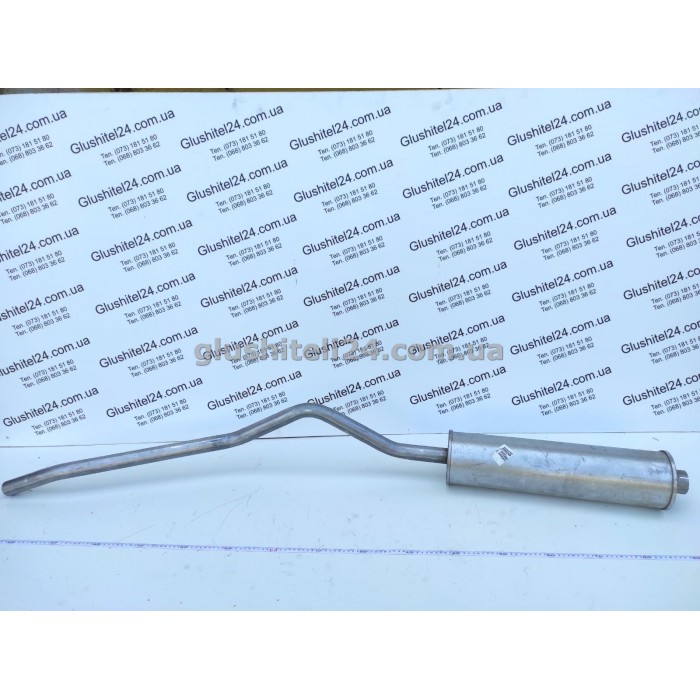 Резонатор УАЗ 469В 2,5 коротка база (39.01) Polmostrow алюмінізований