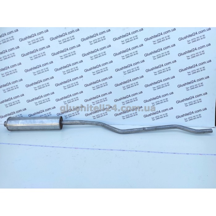 Резонатор УАЗ 469В 2,5 довга база (39.02) Polmostrow алюмінізований