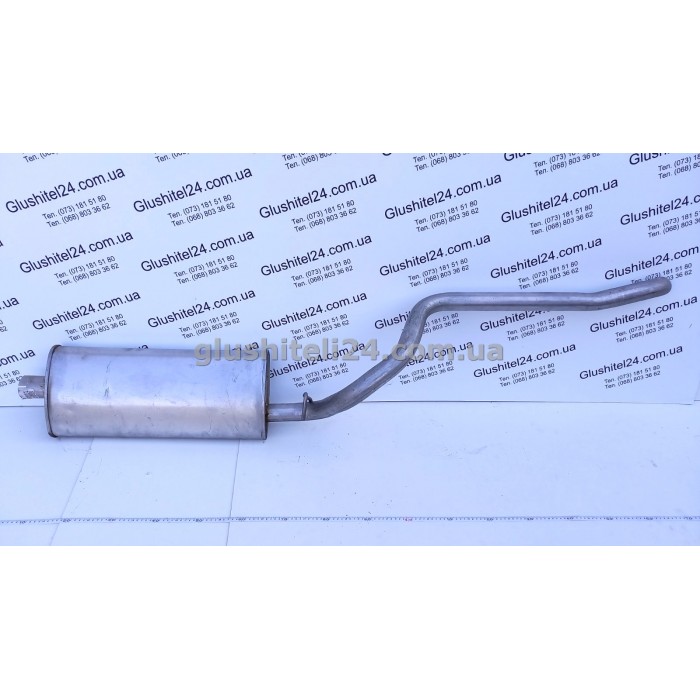 Глушник Джип Черокі, Крайслер (Jeep Cherokee, Chrysler) 4.0 4x4 91-95 (43.01) Polmostrow алюмінізований