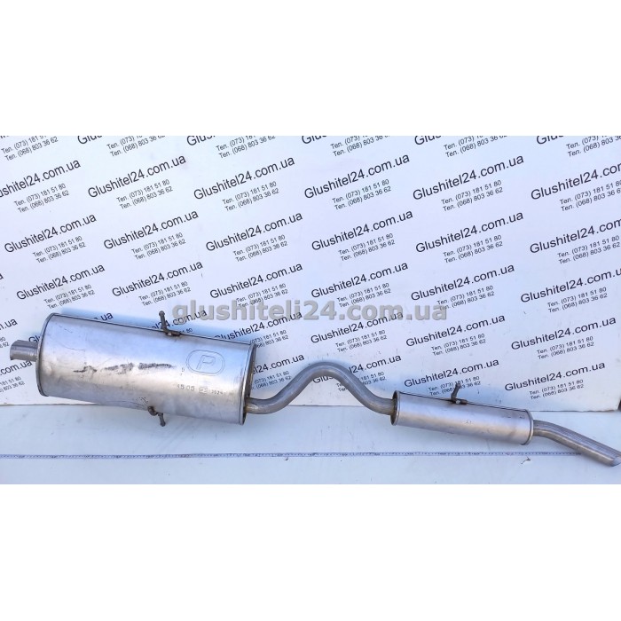 Выхлопная система (глушитель) Крайслер Вояджер (Chrysler Voyager) 2.0/2.4 бензин 1995-2001 (45.05) Polmostrow алюминизированная