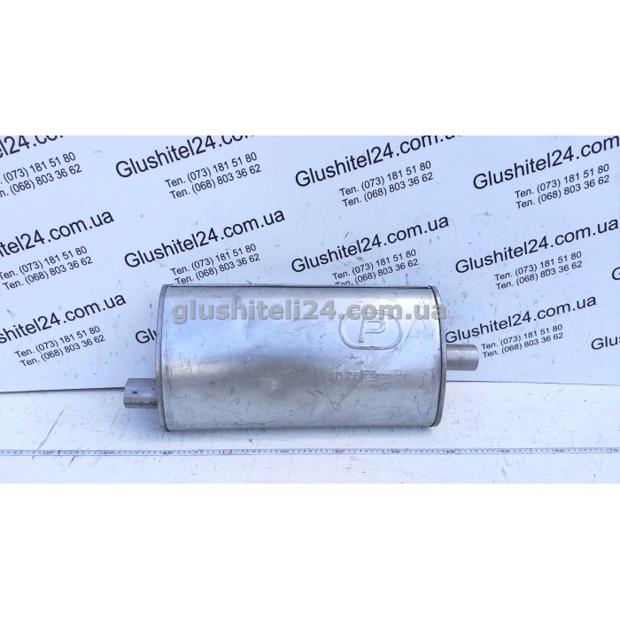 Резонатор Крайслер Вояджер (Chrysler Voyager) 2.5/3.0/3.3 бензин 1988-1995 (45.26) Polmostrow алюмінізований