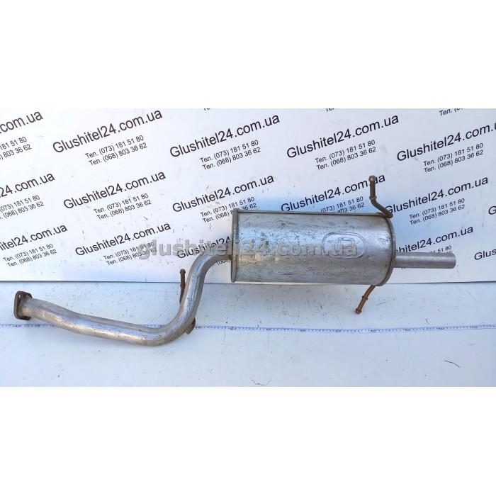 Глушник Субару Імпреза (Subaru Impreza) 2.0 Turbo 1996-2000 (46.06) Polmostrow алюмінізований