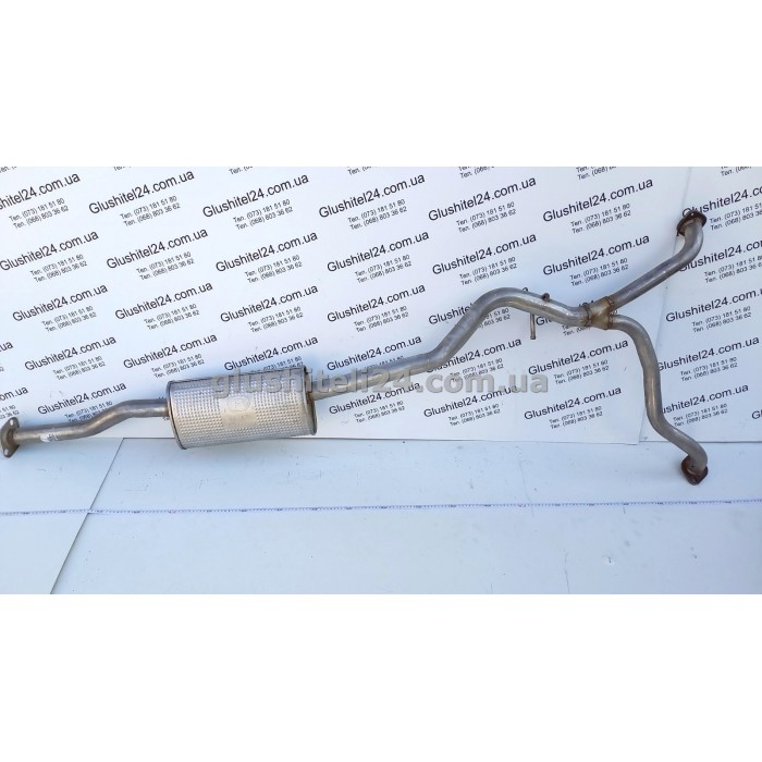 Резонатор Субару Аутбек (Subaru Outback)/ Легаси (Legacy) 2.5 бензин 2003- (46.17) 03-09 Polmostrow алюминизированный